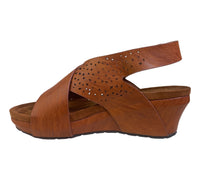 Pierre Dumas Chantal 12 Wedge in New Tan