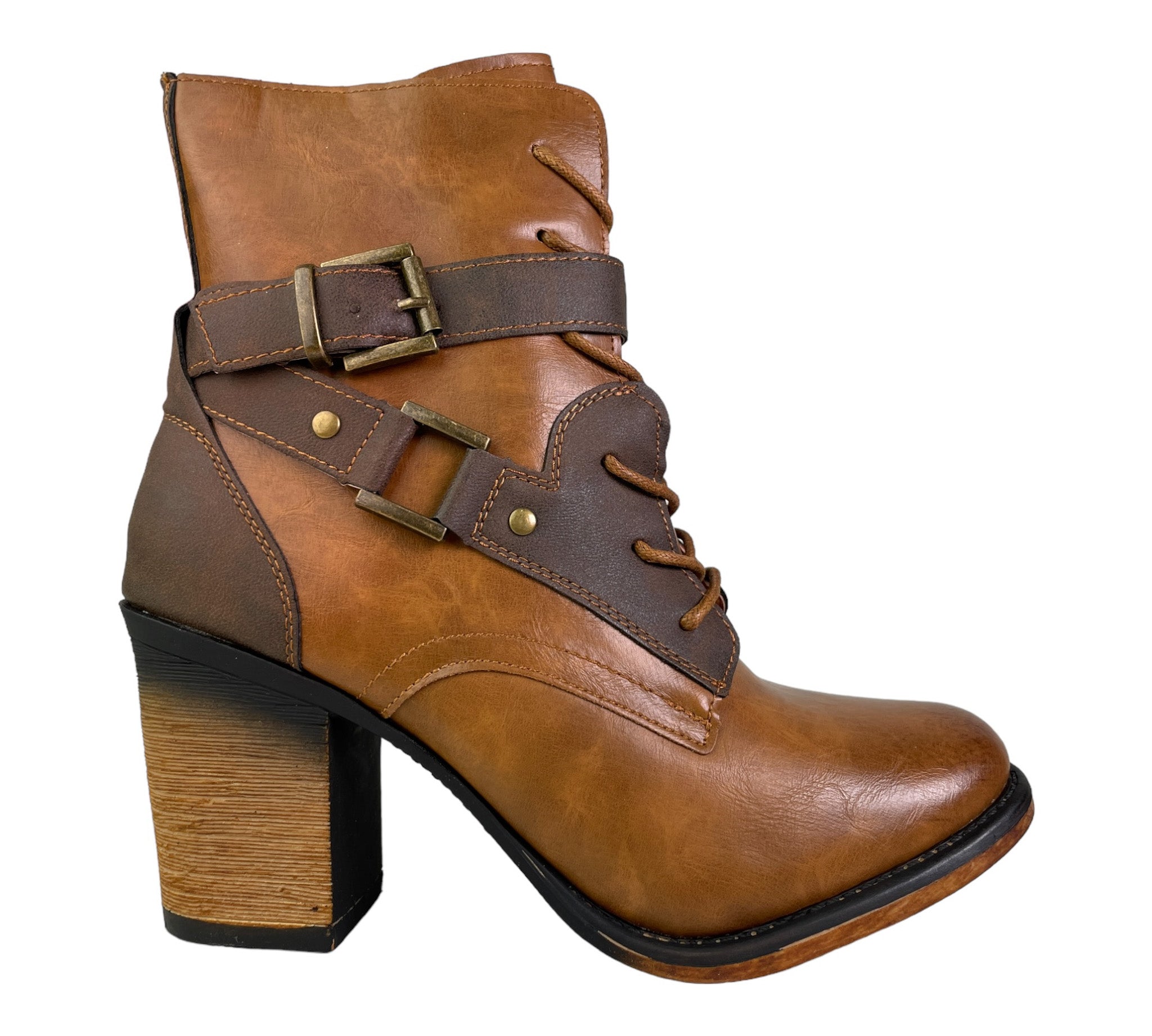 Pierre Dumas Ravenna Boot in Tan Comb Marti Liz Boutique