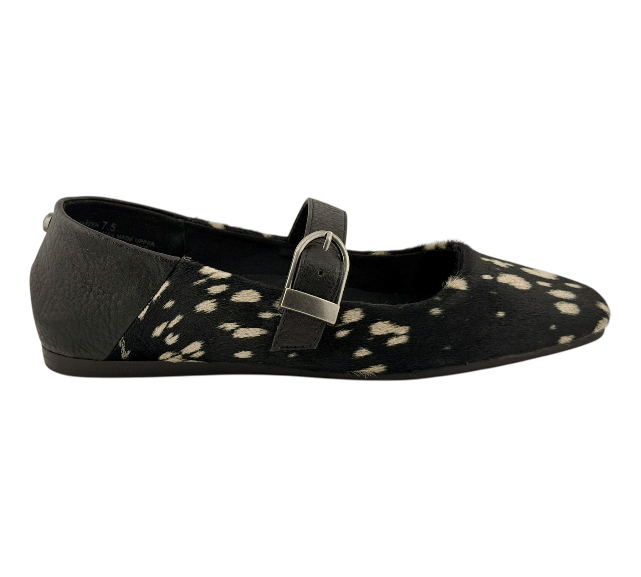 Yellowbox Carden Ballet Flat in Cow Print