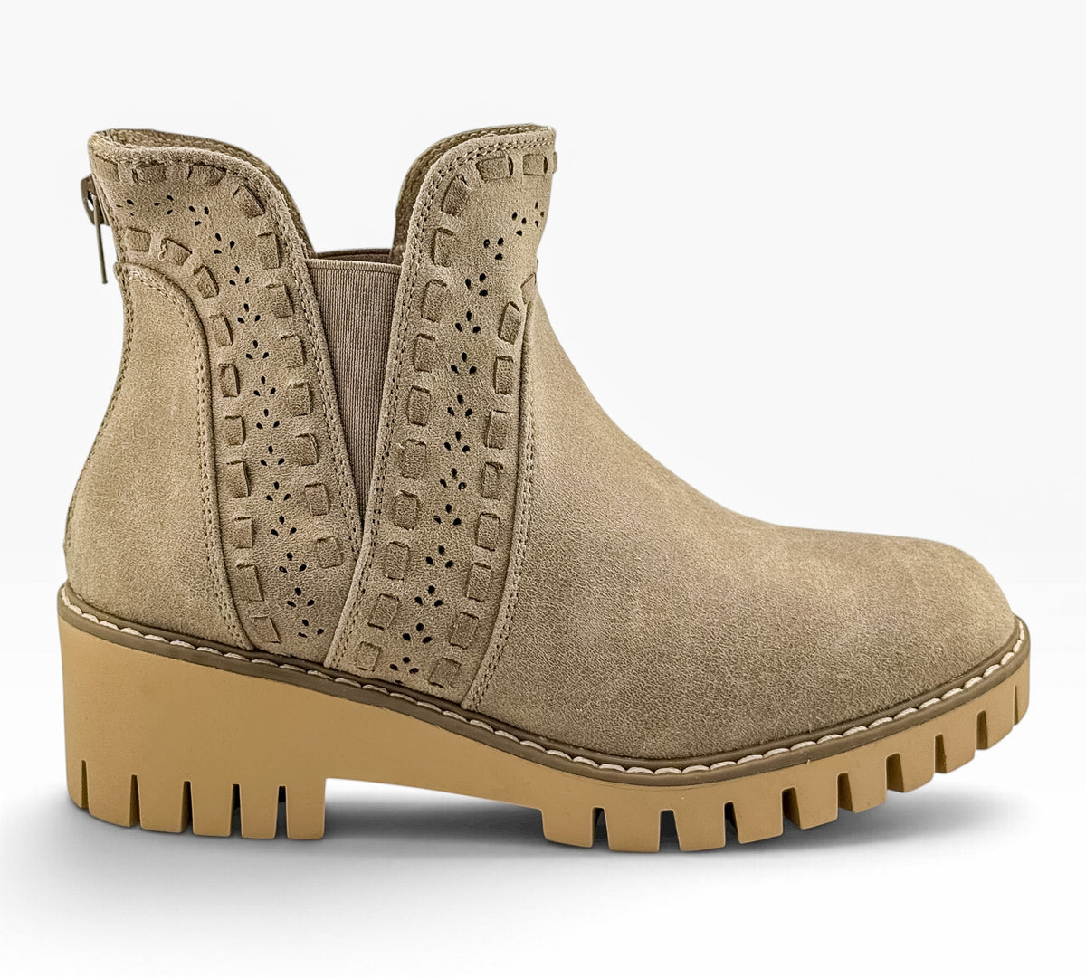 Very G Aryana Bootie in Taupe