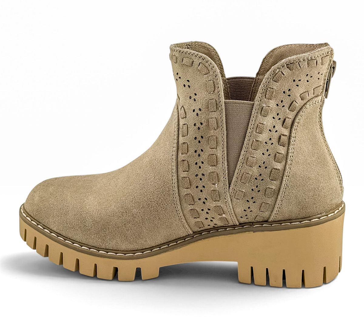 Very G Aryana Bootie in Taupe