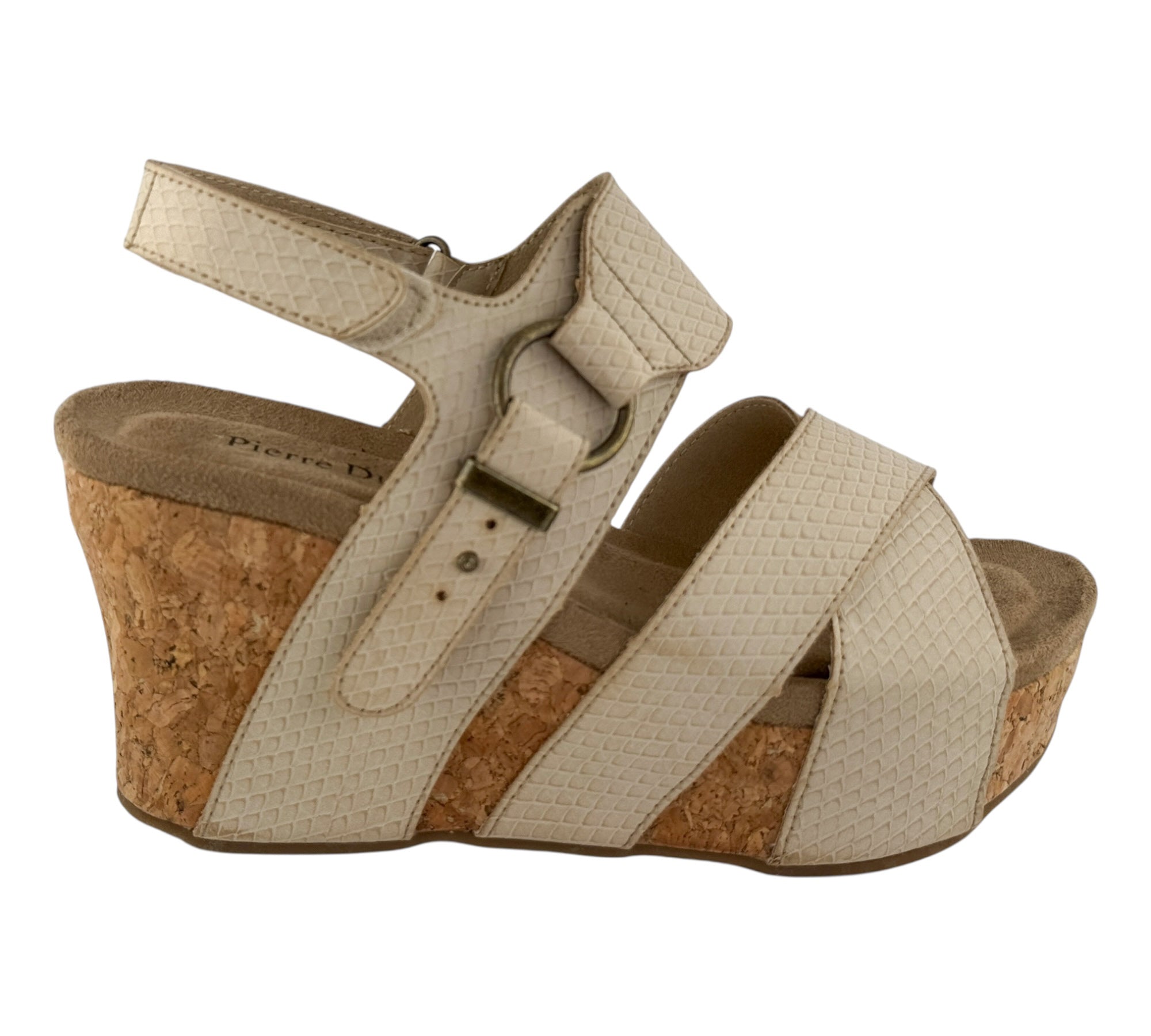 Pierre Dumas Hester Wedge in Nude
