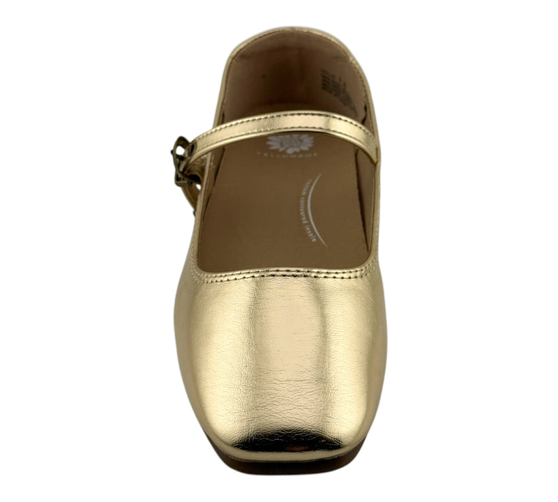 Yellowbox Collin Flat in Gold