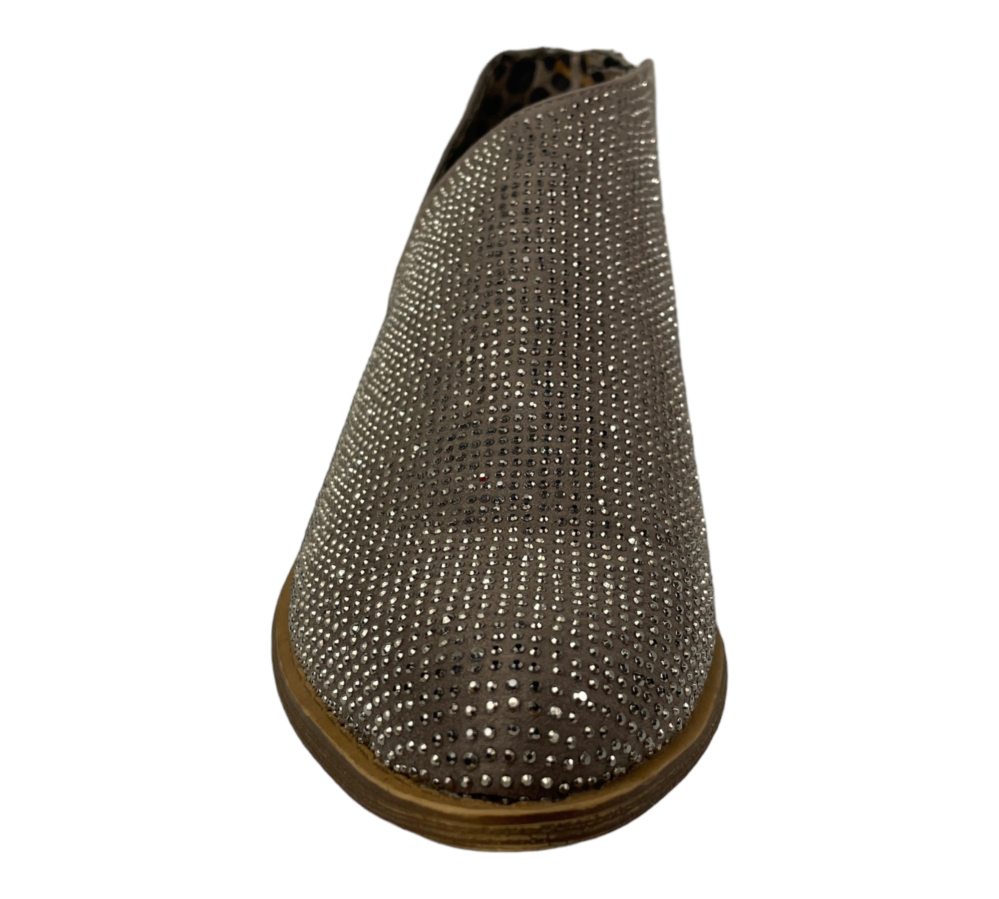 Very G Crystal Bootie in Taupe