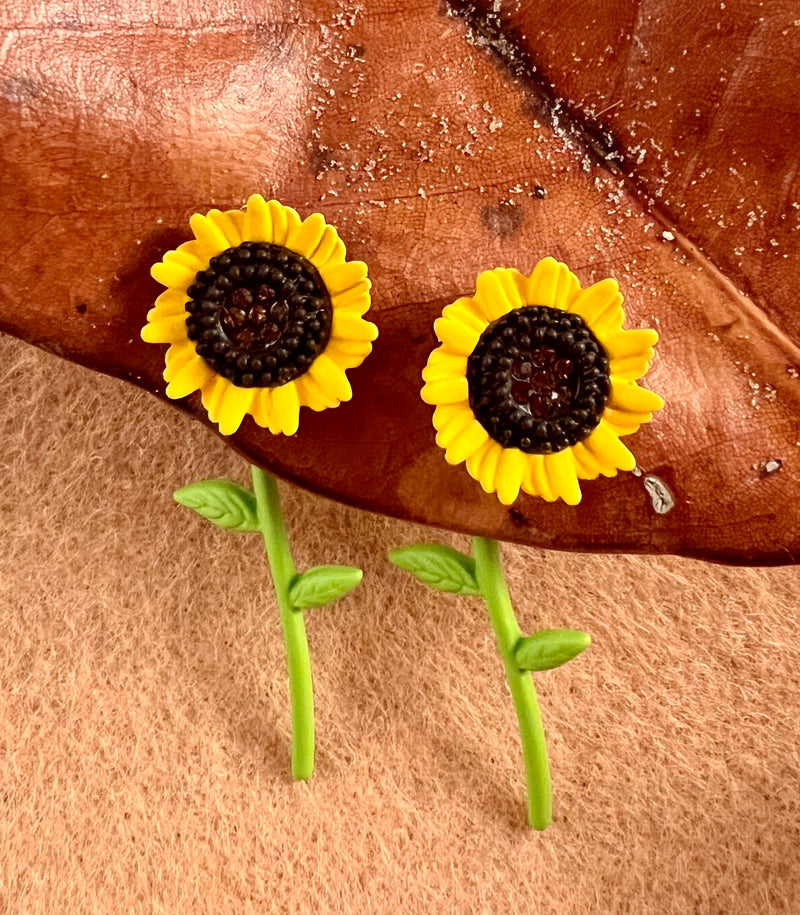 Sunflower Earrings