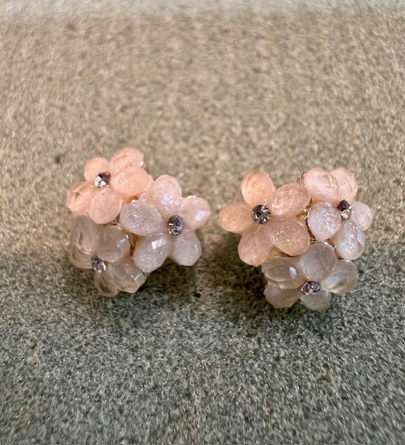 Ivory Flower Earrings