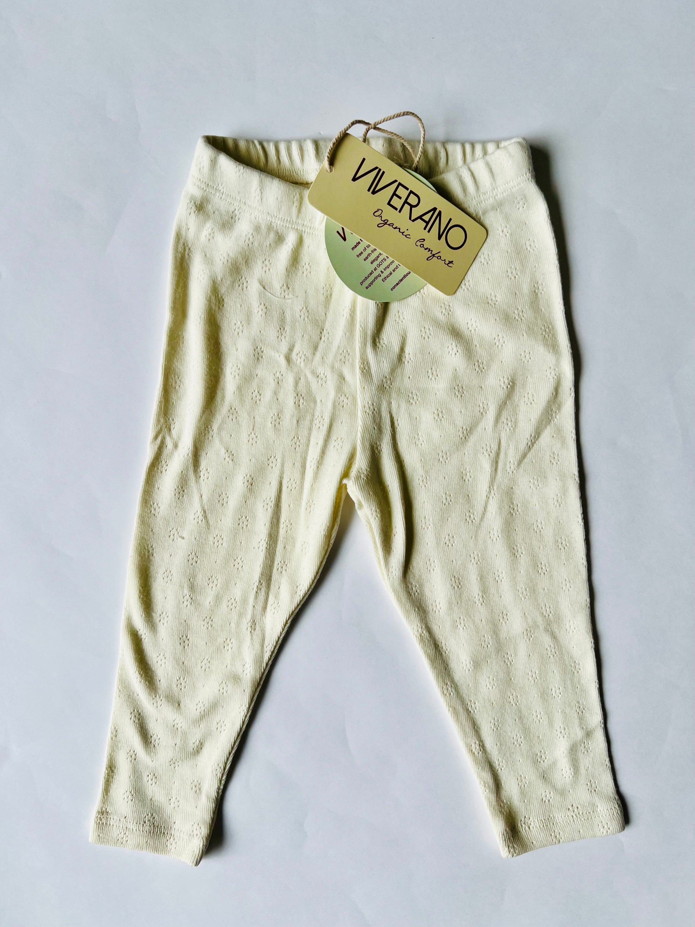 Viverano Organics Pointelle Legging Natural