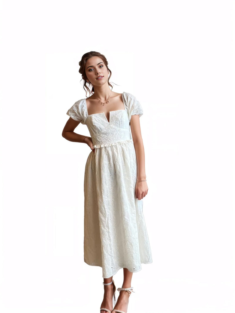 Cream Floral Day Dress – Marti & Liz Boutique