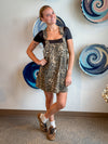 Cheetah Overall Dress