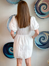 White Bow Front Mini