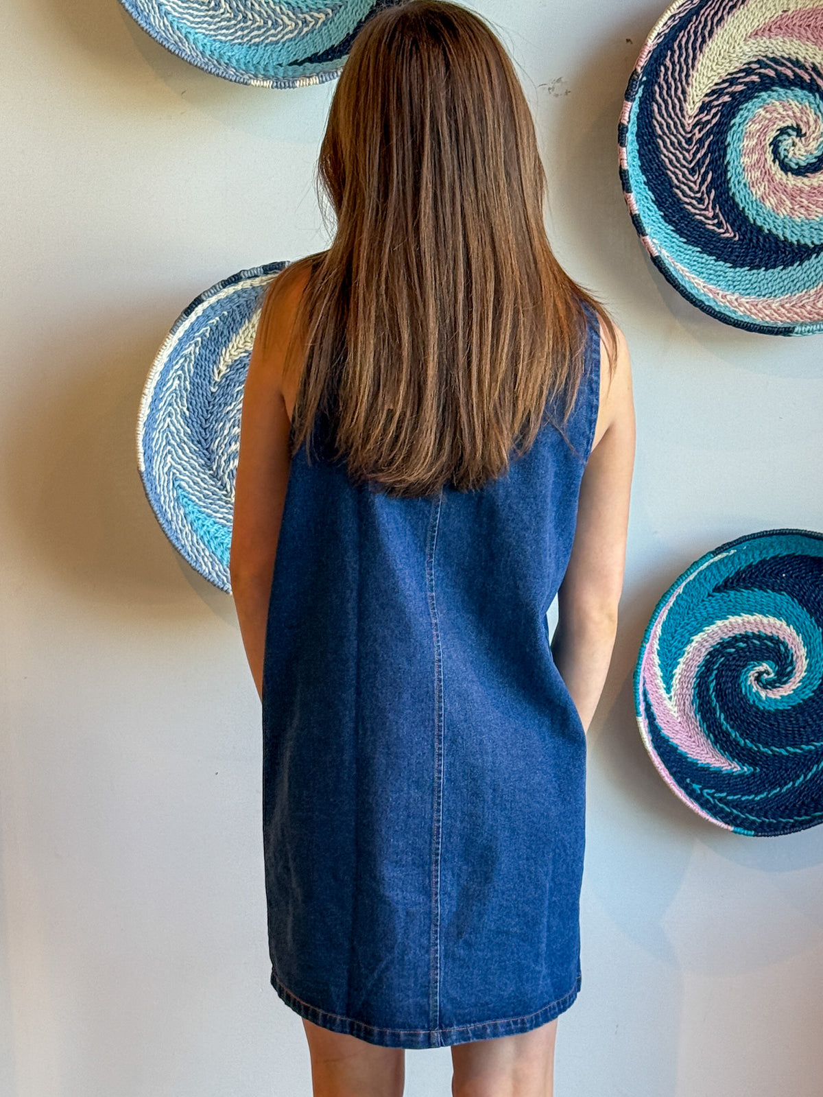 Denim Button Down Dress