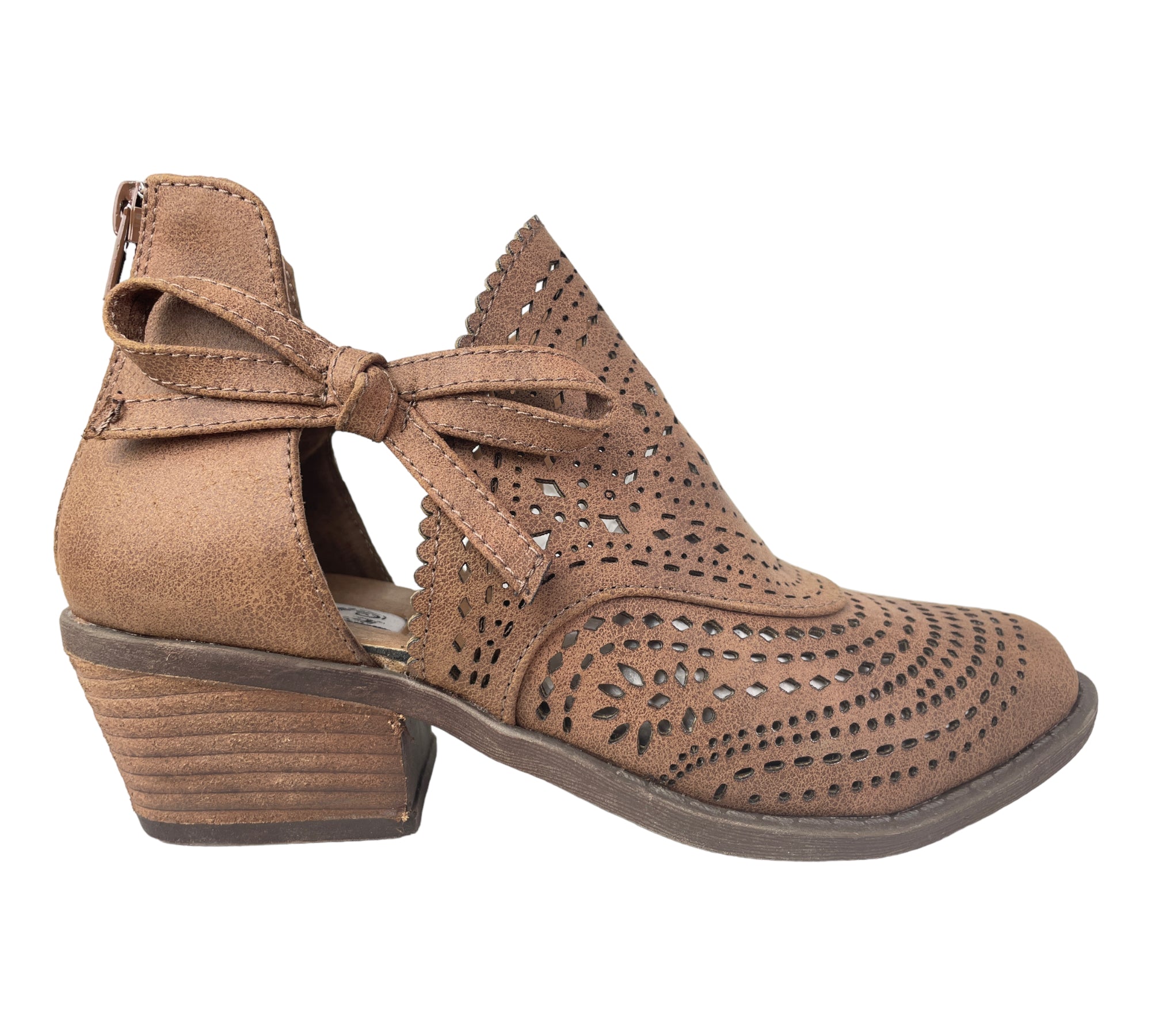 Cici store wedge bootie