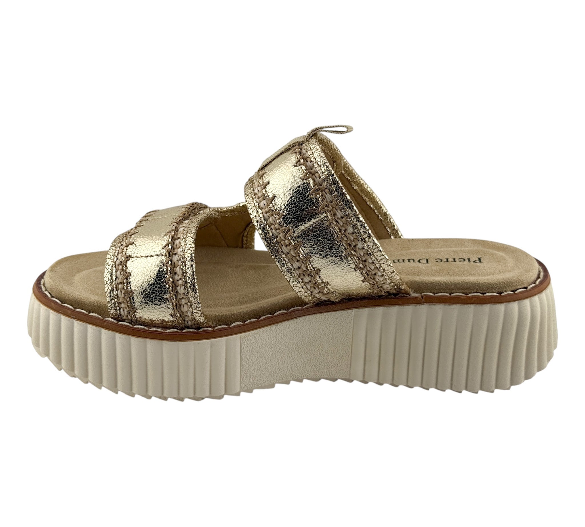 Pierre Dumas Sweet 6 Sandal in Gold Comb