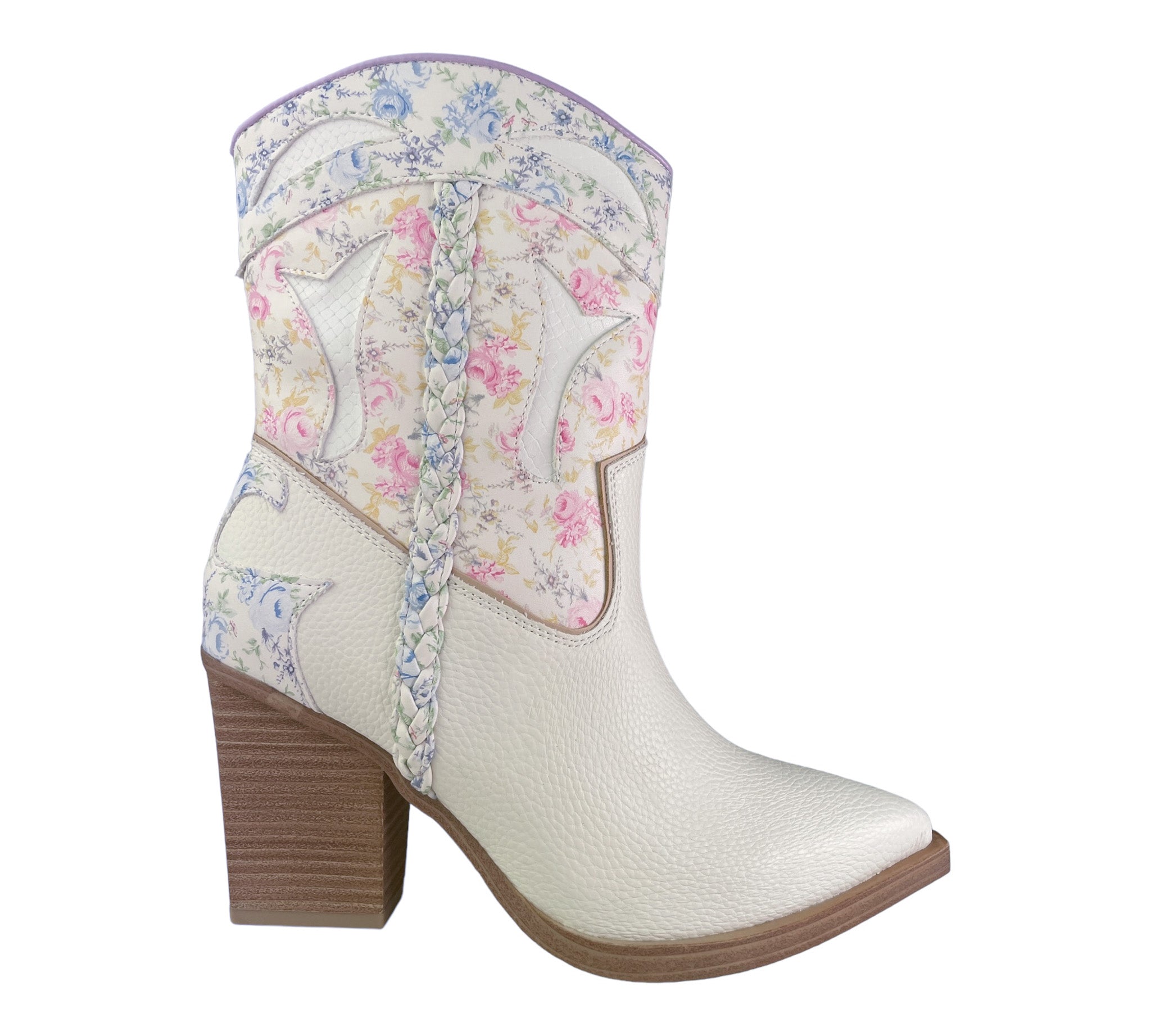 MIA Wenda White Floral Boot – Marti & Liz Boutique