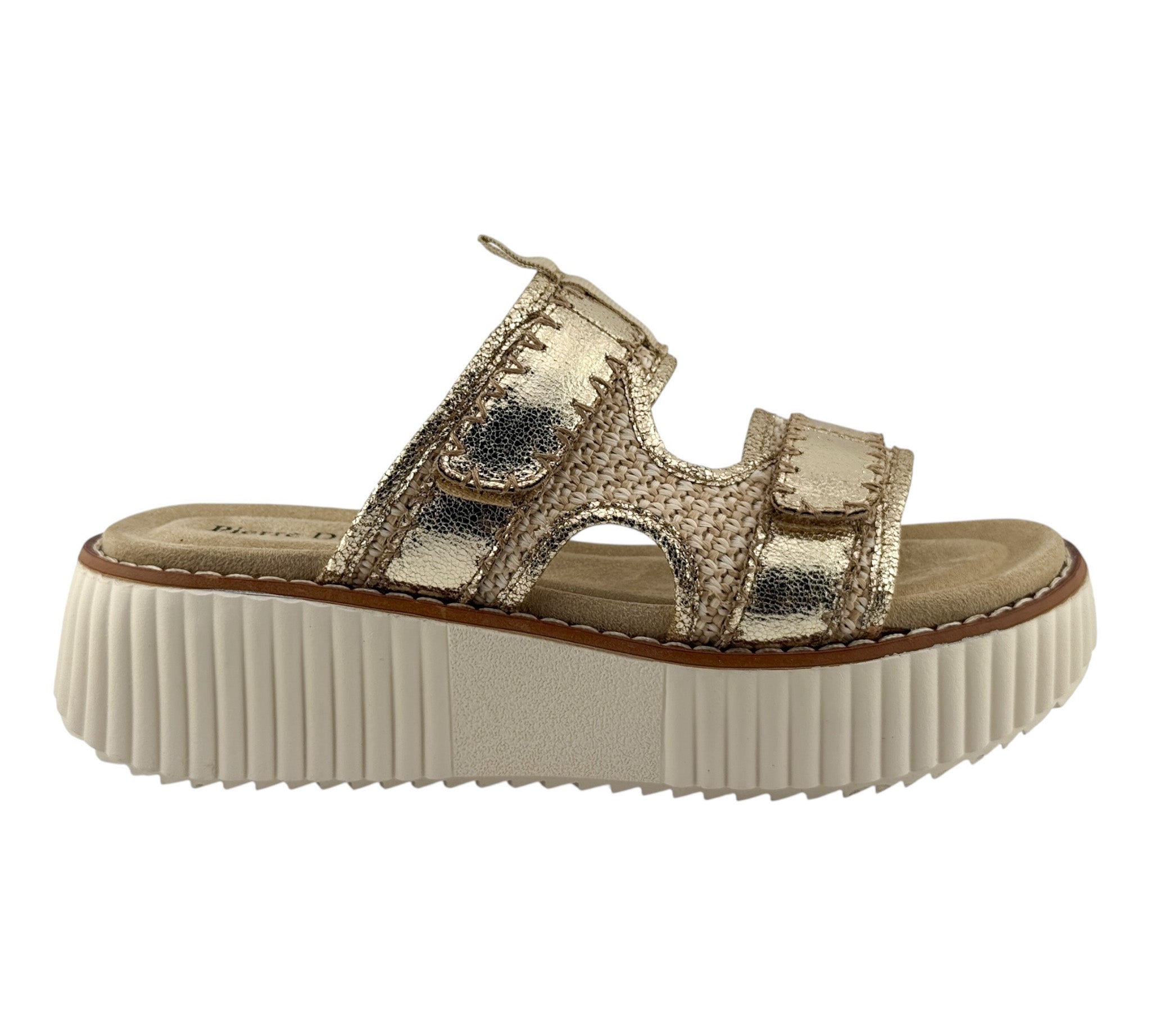 Pierre Dumas Sweet 6 Sandal in Gold Comb