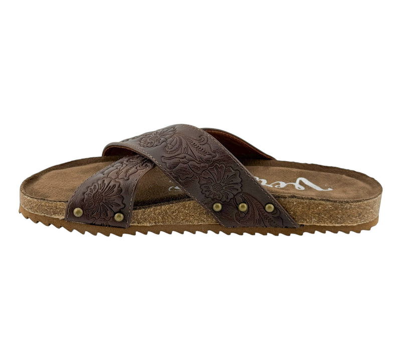 Very G Jaycee Sandal in Brown