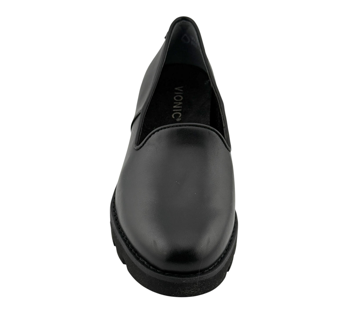 Vionic Willa Wedge Black Leather