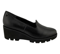 Vionic Willa Wedge Black Leather