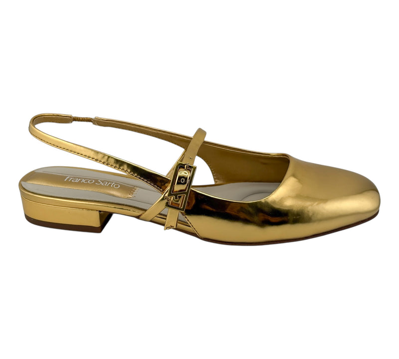 Franco Sarto L-Destin Gold Strappy Flats - Women's Sandals Marti & Liz Boutique Franco Sarto L-Destin Gold Strappy Flats - Women's Sandals Marti & Liz Boutique