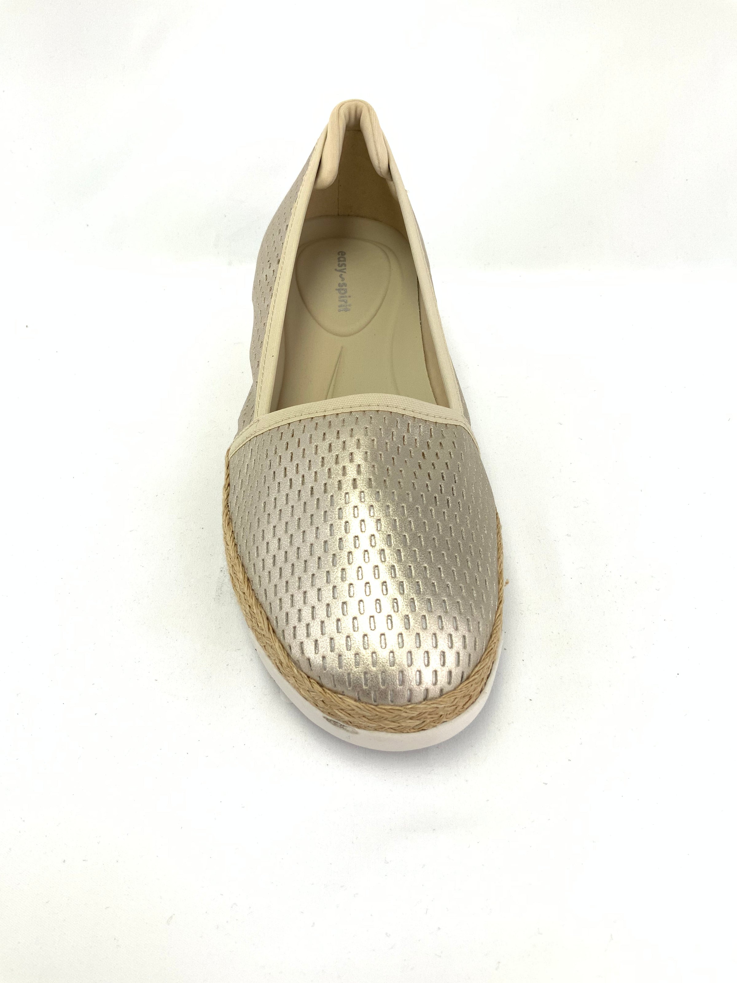 easy spirit silver dress shoes Easy Spirit Caster Women's Pump Gold Silver Dress Shoes 5.5