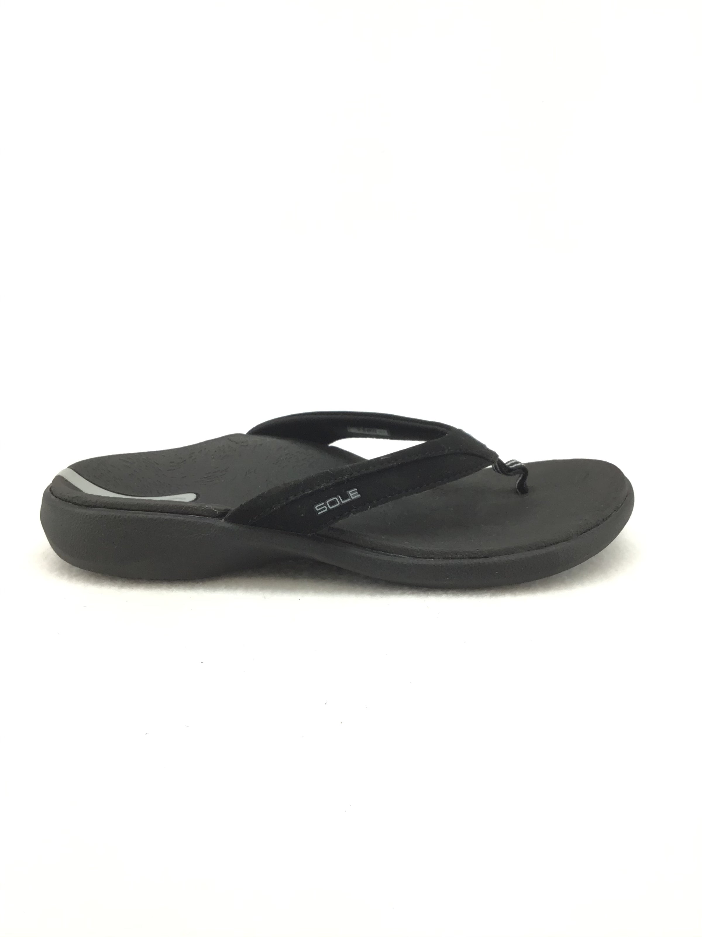 Sole Sport Flip Flop Sandals Size 7