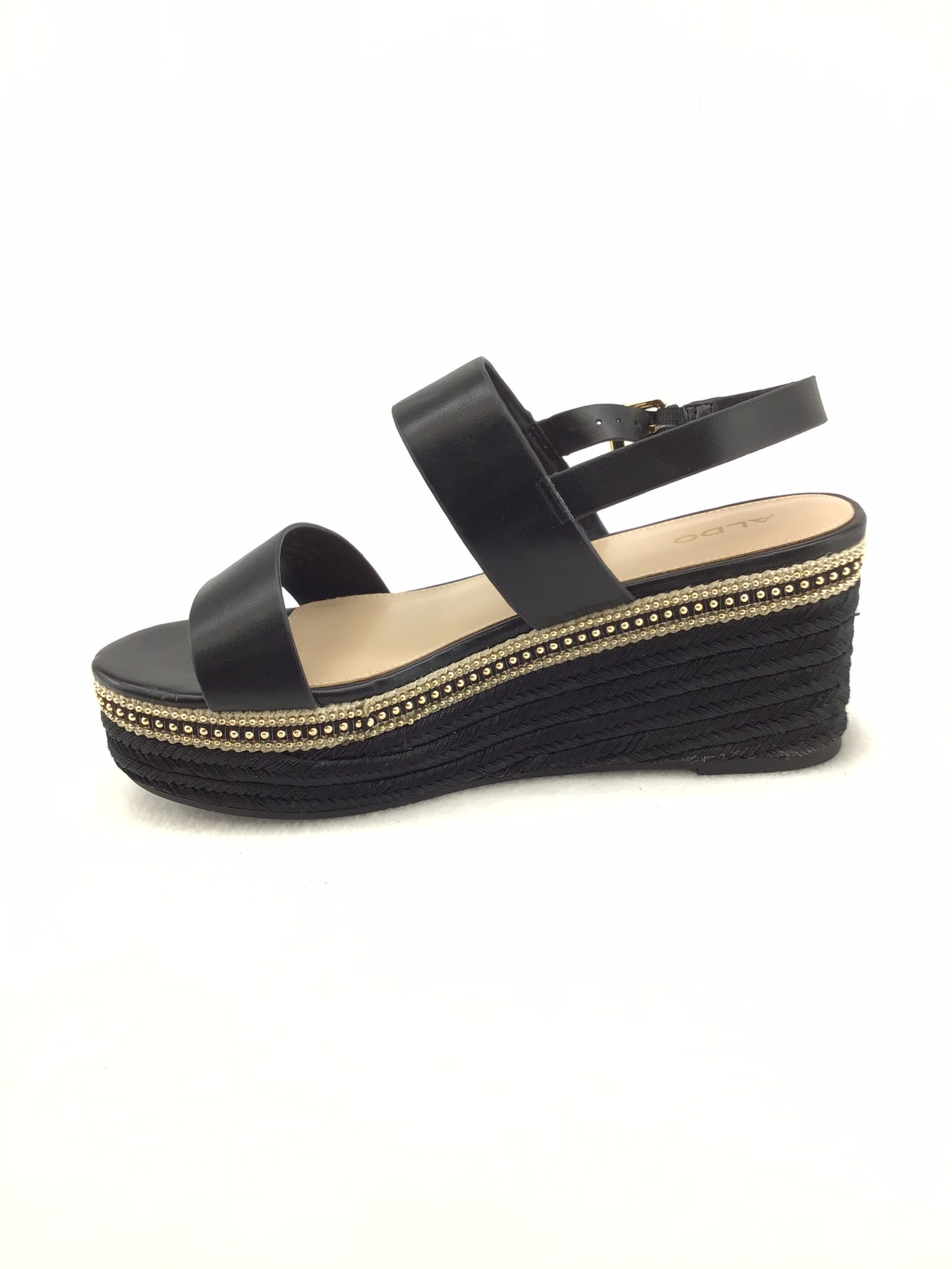 Aldo black platform on sale sandals