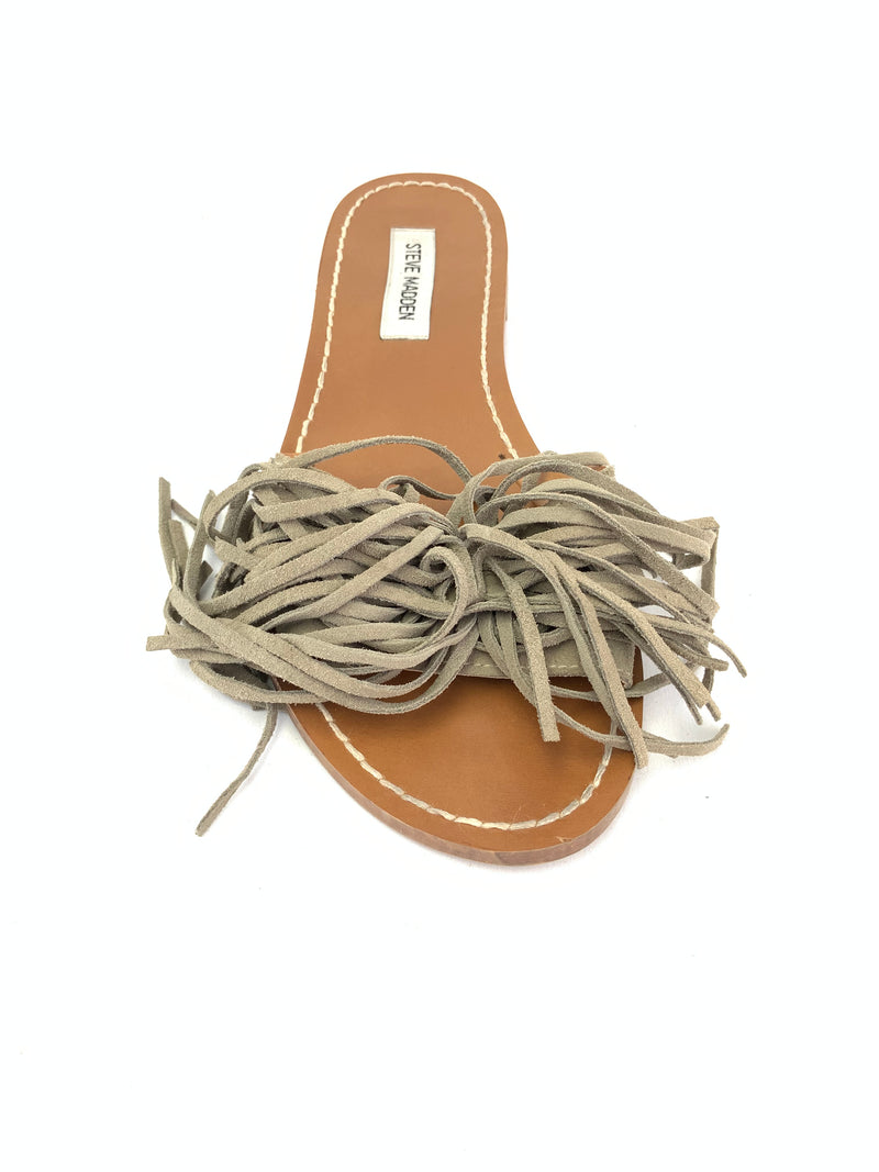 Steve Madden Ready Fringe Sandals Size 8.5M