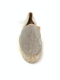 Steve Madden Alexia Rhinestone Espadrille Shoes Size 6.5M