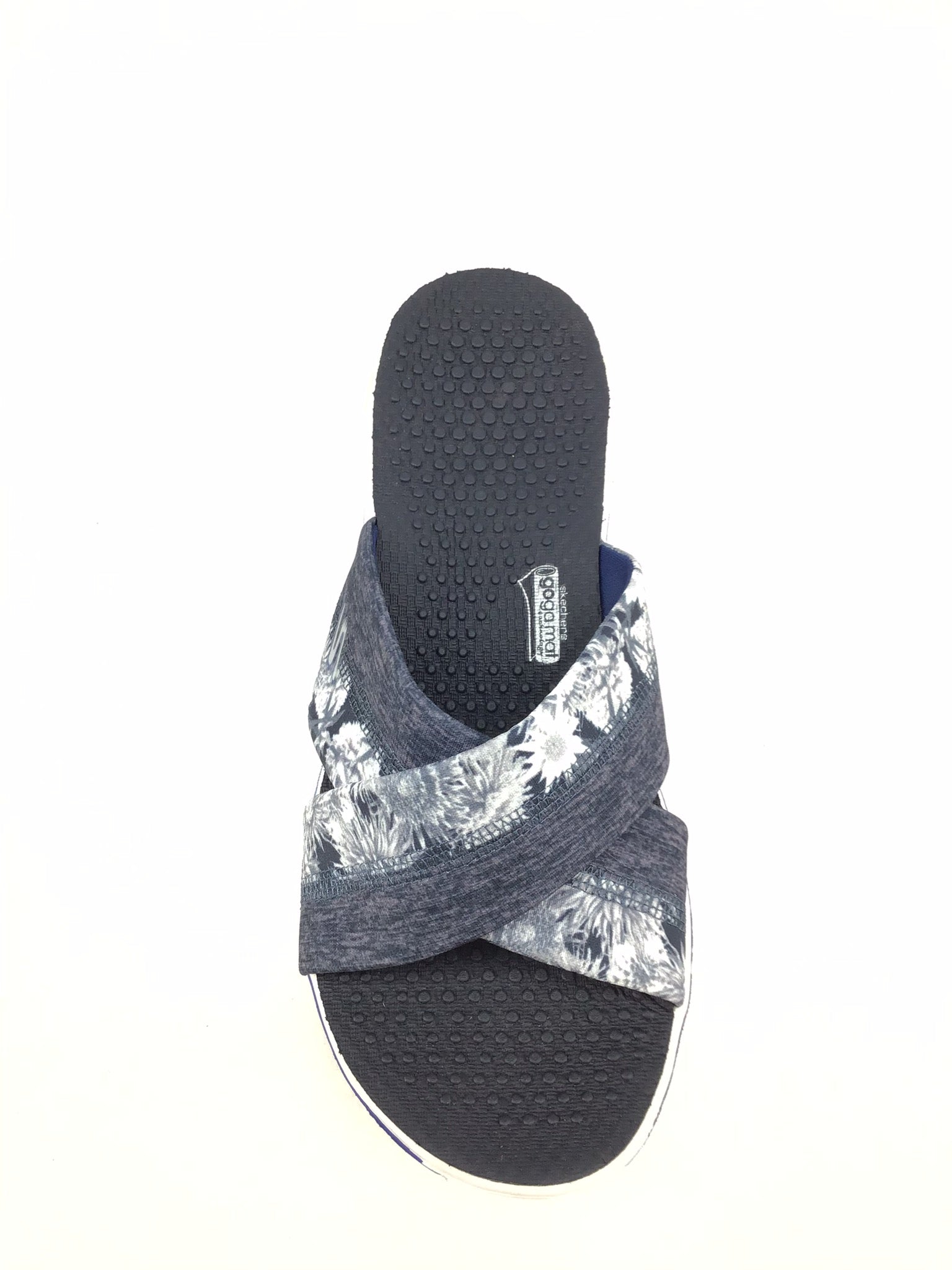 Skechers Goga Mat 13632 Slide On Flip Flops Thong Sandals Women's Size 9  Black