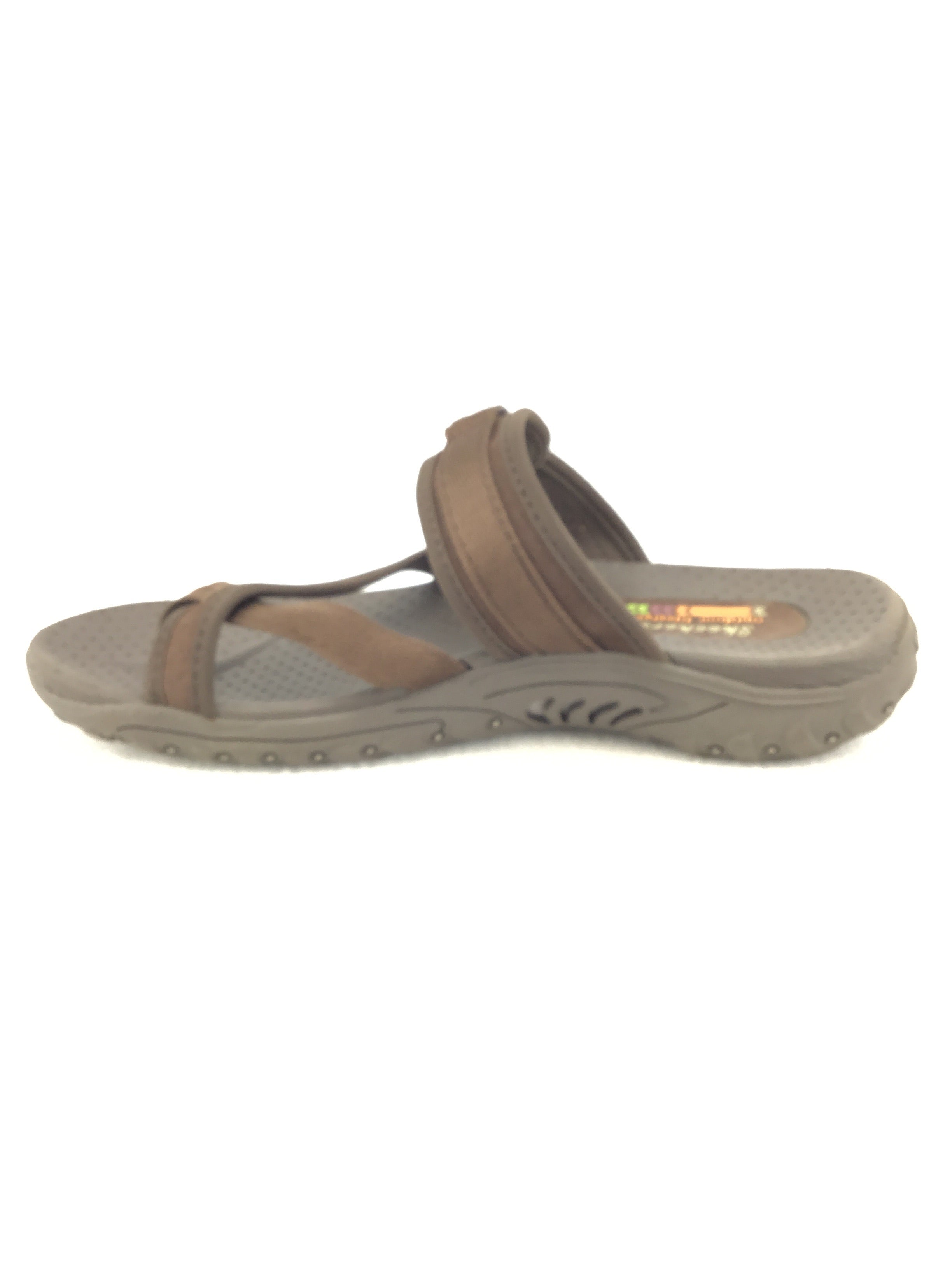 Skechers Reggae Slim TPE Taupe Womens Walking Sandals 163112